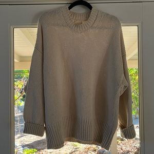 Babaa No 16 Sweater in Natural ONE SIZE